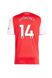 Arsenal Viktor Gyokeres #14 Jalkapallovaatteet Kotipaita 2025-26 Lyhythihainen